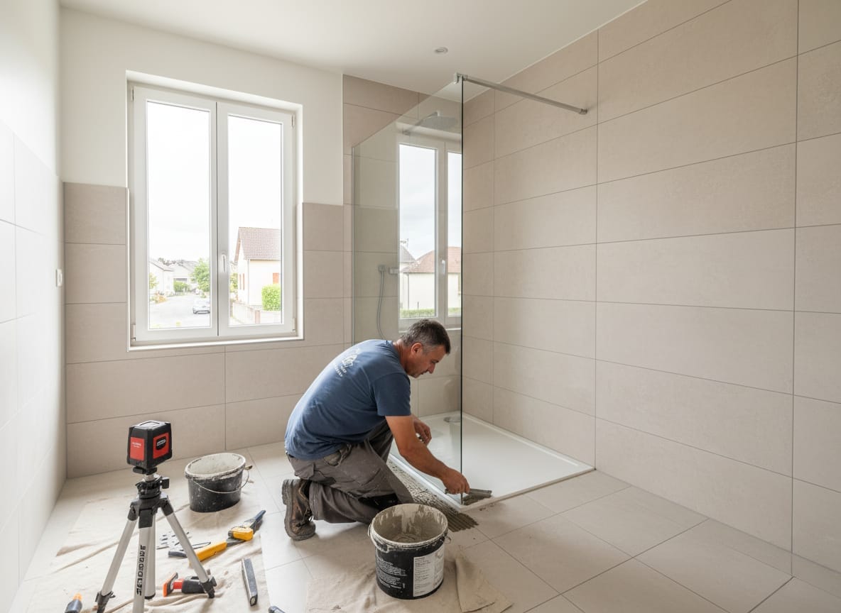 Rénovation de salle de bain à Audincourt : créez un espace moderne et fonctionnel avec SASU Max