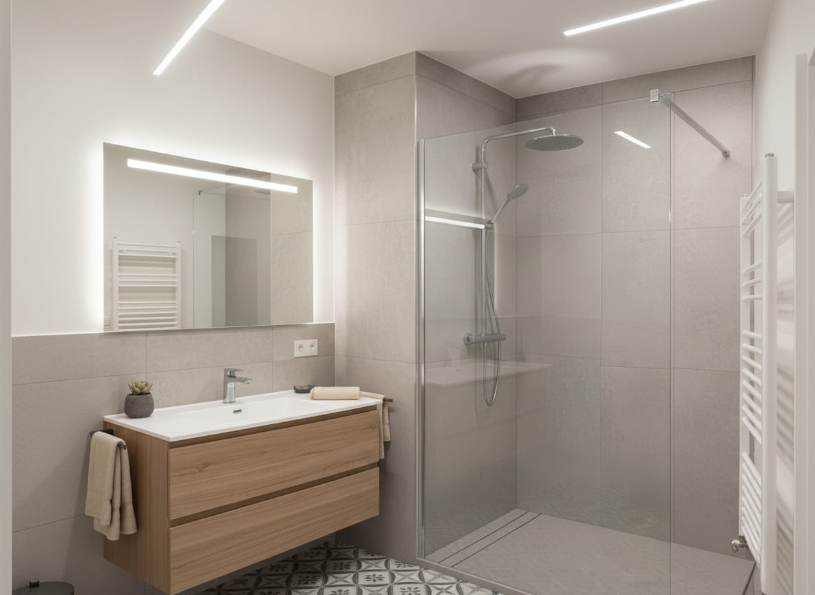 Salle de bain à Seloncourt : votre artisan local pour une rénovation sur mesure et durable